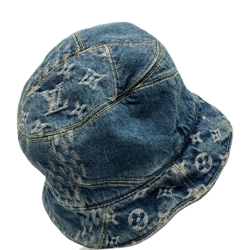 Louis Vuitton Bonnet Damier Giant Wave Monogram Cotton Reversible Bucket Hat